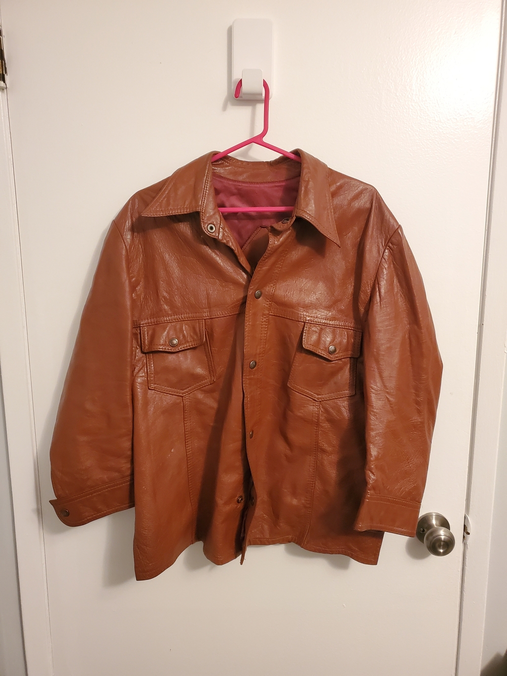 Marquise Tan Leather Jacket